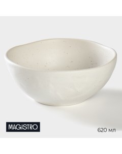 Салатник Slate, 620 мл, d=16 см, фарфор, белый Magistro