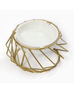 Пепельница для дома, для сигарет и стиков, на подставке, 6×12 см, керамика Сима-ленд