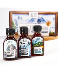 Бальзам безалкогольный «Секреты горного алтая», набор 3 шт. × 100 мл. Доброе здоровье