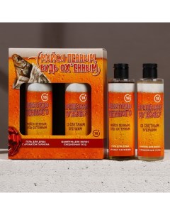 Подарочный набор «23 Февраля»: гель для душа и шампунь для волос, 2×250 мл, 18+ Hard line