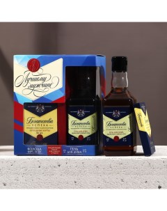 Подарочный набор «Лучшему мужчине», гель для душа виски 250 мл и игральные карты Чистое счастье