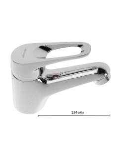 Смеситель для раковины Accoona A9050, однорычажный, латунь, хром