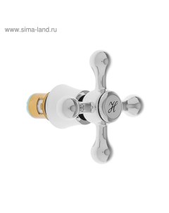 Маховик Accoona AH76, с кранбуксой, хром