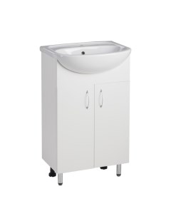 Комплект мебели: тумба, с раковиной «Уют – 500», 500×417×810 мм, цвет белый Alterna