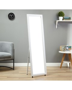 Зеркало напольное, в полный рост, 161 х 46×6 см, белое Клик мебель