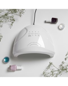 Лампа для маникюра Luazon LUF-17, UV/LED, 30 диодов, 48 Вт, таймер, USB, белая Luazon home