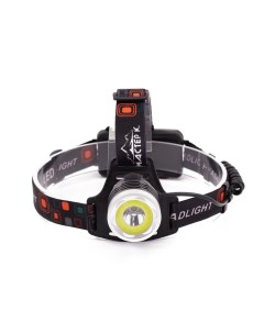 Фонарь налобный аккумуляторный "", 200 лм, 5 режимов, T6 и COB лента, 5.5 х 8.5 см Мастер к