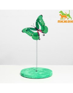 Дразнилка на основании «Бабочка», 15 см, микс цветов Пижон