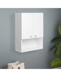 Шкаф для ванной комнаты "Вега 6004" белый, 60 х 24 х 80 см Клик мебель