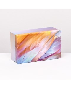 Коробка прямоугольная «Перья», 27×17×11 см Upak land