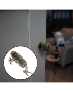 Защелка 1103, с ключом, цвет бронза Tundra