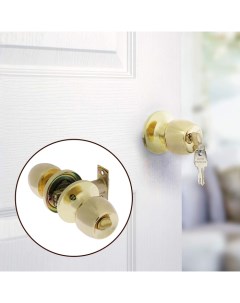 Защелка 1103, с ключом, цвет золото Tundra