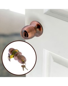 Защелка 1103, с ключом, цвет медь Tundra