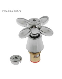 Маховик Accoona AH78, с кран-буксой, хром