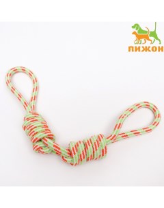Игрушка тренировочная канатная «Бесконечность», 48 см, до 130 г, микс цветов Пижон
