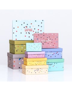 Набор коробок 10 в 1 "Подарок", 30 х 18,5 х 11,5- 12 х 6,5 х 4 см Upak land