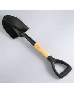 Лопата туристическая «» штыковая, 67 см, черная, дерево Мастер к