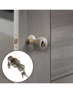 Защелка 1203, с ключом, цвет бронза Tundra