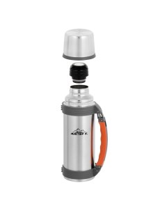 Термос «Тропа», 1.2 л, с кружкой, сохраняет тепло 24 ч, нержавеющая сталь Мастер к