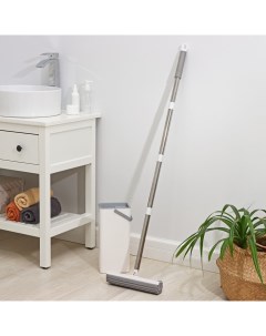 Швабра с отжимом и ведром «Компакт», ведро 17×12.5×34 см, 5.5 л, швабра с насадкой ПВА 28×4.5×121 см Raccoon