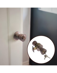 Защелка 1203, с ключом, цвет медь Tundra