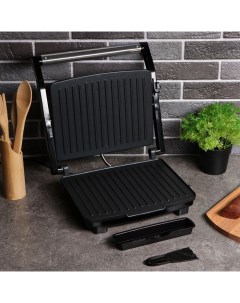 Электрогриль Luazon LEG-2001, 2000 Вт, антипригарное покрытие, 30х23.5 см Luazon home