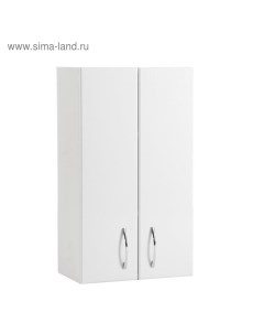 Шкаф навесной для ванной комнаты «. ПШ 40», 800×400×236 мм, цвет белый Клик мебель