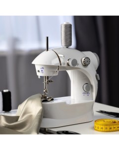 Швейная машинка LuazON LSH-02, 5 Вт, компактная, 4xАА или 220 В, белая Luazon home