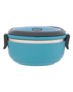 Ланч бокс с отделением для еды, контейнер для еды "", 500 мл, 8 х 17 см, синий Доляна