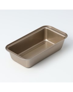 Форма для выпечки «Рэнди», 25×13×6 см, антипригарное покрытие, коричневая Доляна