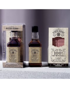 Подарочный набор «Крутому мужику»: гель для душа виски 250 мл и мыло для рук 80 г Чистое счастье