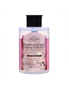 Мицеллярная вода с гиалуроновой кислотой и коллагеном, 500 мл Grace day