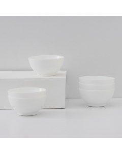 Салатники DIWALI, 300 мл, d=12 см, стеклокерамика, набор 6 шт., белые Luminarc