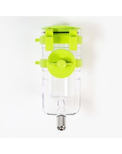 Поилка внешняя для клетки, 500 мл, зелёная Пижон