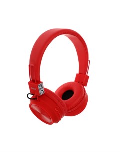 Наушники беспроводные, накладные, Hoco W25, Bluetooth 5.0, с микрофоном, 300 мАч, красные