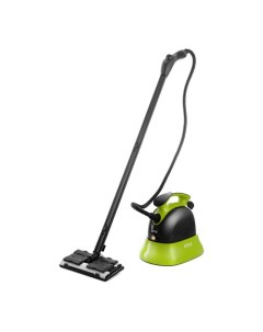 Пароочиститель Kitfort KT-9102-2, 1500 Вт, 1.1 л, 45 г/мин, нагрев 6 мин, чёрно-салатовый