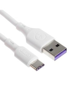 Кабель BYZ X6, Type-C - USB, 66 Вт, 5 А, 1.5 м, PD, силикон, белый Byz
