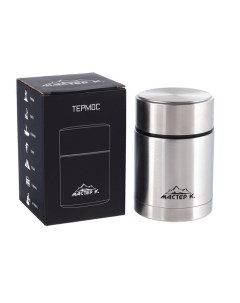 Термос для еды, 450 мл, 9×13.3 см, с широким горлом, нержавеющая сталь, серебристый Мастер к