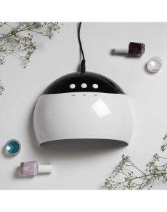 Лампа для маникюра Luazon LUF-18, UV/LED, 8 диодов, 24 Вт, таймер, USB, белая Luazon home