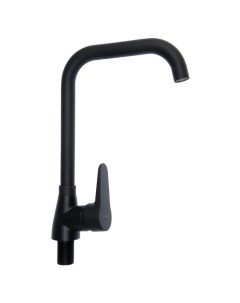 Смеситель для кухни Juguni 0402.157, однорычажный, высокий, черный