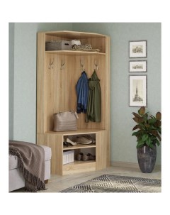 Прихожая угловая «. Соло», 850×650×1800 мм, цвет дуб сонома Клик мебель