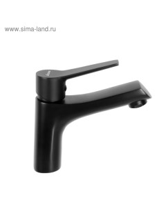 Смеситель для раковины Accoona A90300F, однорычажный, латунь, черный