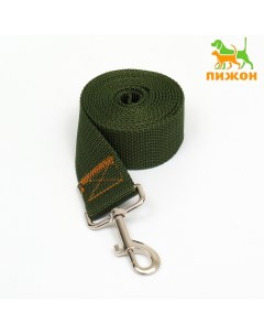 Поводок 2 м × 4 см, зелёный Пижон
