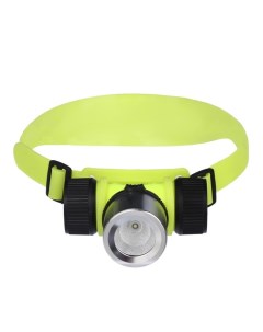 Фонарик налобный для дайвинга, водонепроницаемый, 1 диод, кислотно-жёлтый Мастер к