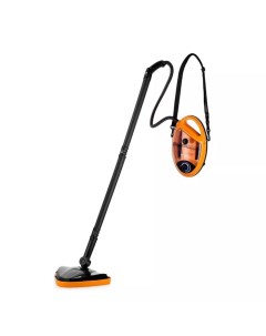 Пароочиститель Kitfort КТ-9158-2, 1300 Вт, 0.95 л, 35 г/мин, нагрев 25 сек, чёрно-оранжевый