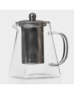 Заварочный чайник «Дарси», 750 мл, металлическое сито, стекло Magistro