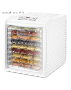 Сушилка для овощей и фруктов Kitfort KT-1909, 700 Вт, 9 ярусов, белая