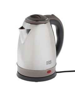 Чайник электрический Homestar HS-1028, металл, 1.8 л, 1500 Вт, бежево-серебристый