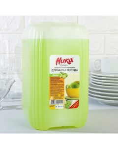 Средство для мытья посуды «-Супер Плюс», гель-концентрат, лайм, 5 кг Ника