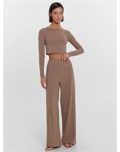 Комплект женский (джемпер, брюки) в коричневом цвете Mark formelle